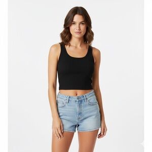 PINK Victoria's Secret Classic Black Crop Top